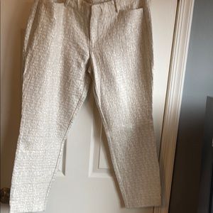 🔶FINAL SALE 🔶Old navy diva silver /cream pants